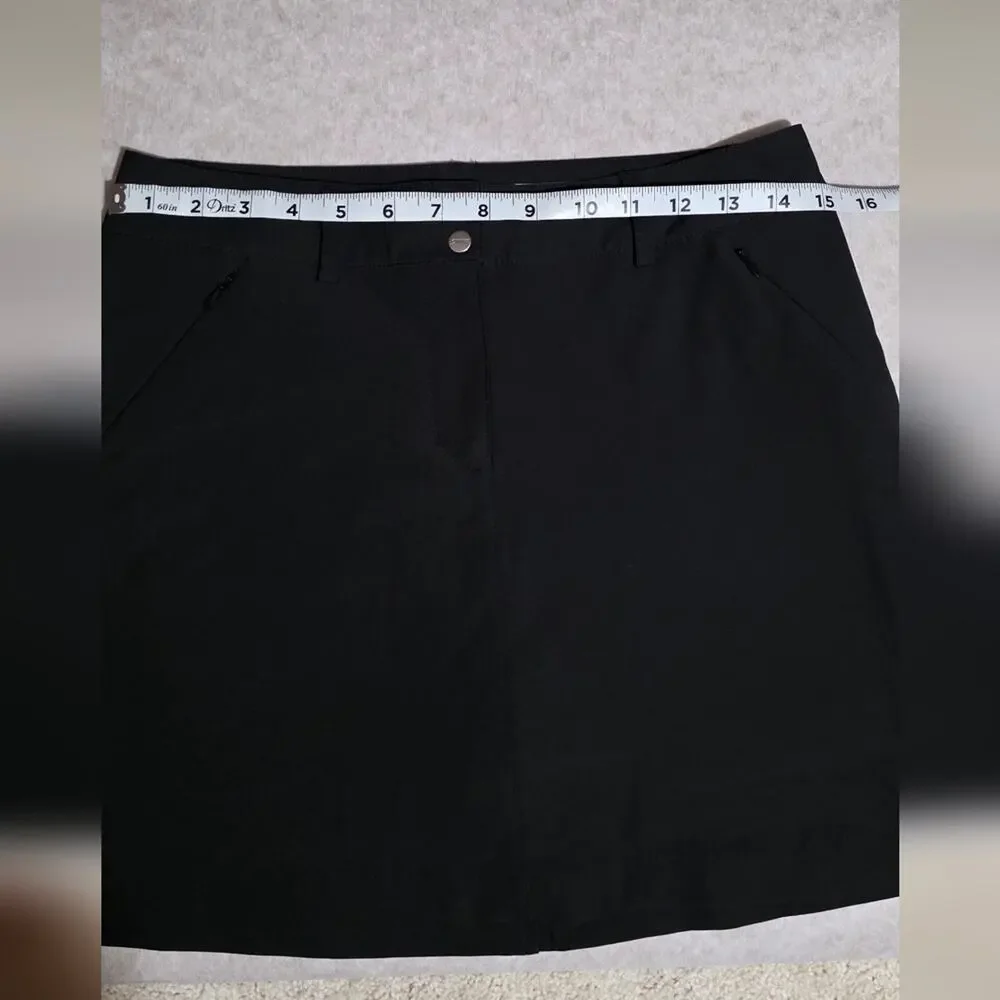 Slazenger Black Mini Skirt